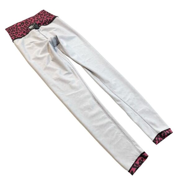 Beach Riot x Revolve Ayla Leggings High Rise Pink Leopard Cheetah Print Size XS - Picture 10 of 14
